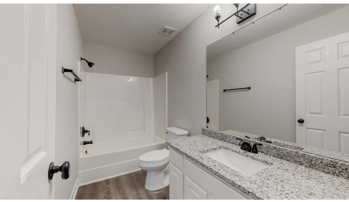 A second bathroom in the Mount Juliet home